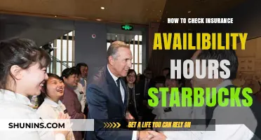 Starbucks Insurance: Check Availability and Hours Easily