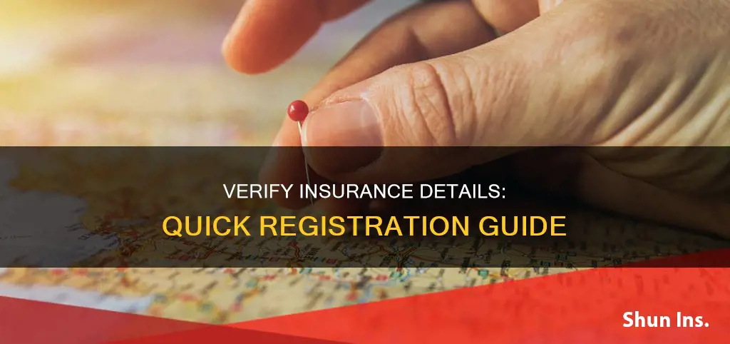 how to check insurance code on registration