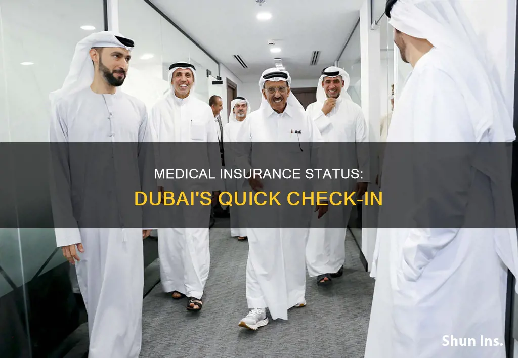 how to check medical insurance status in dubai