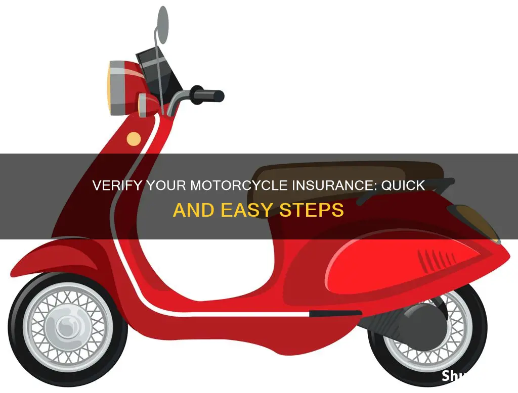how to check motorcycle insurance validity