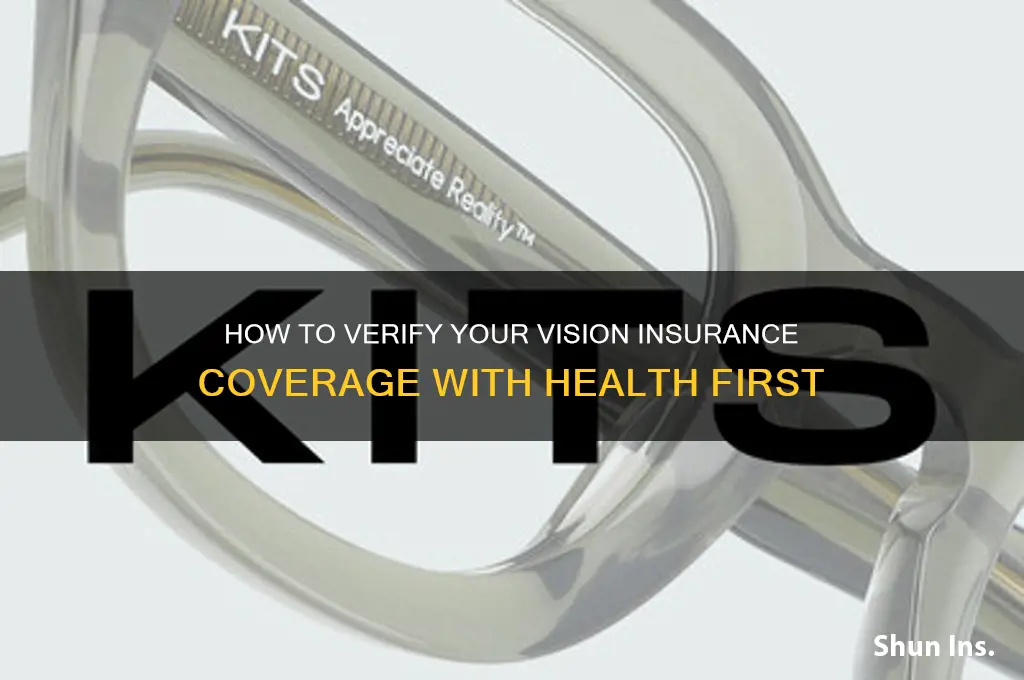 how to check my visual insurance on health first