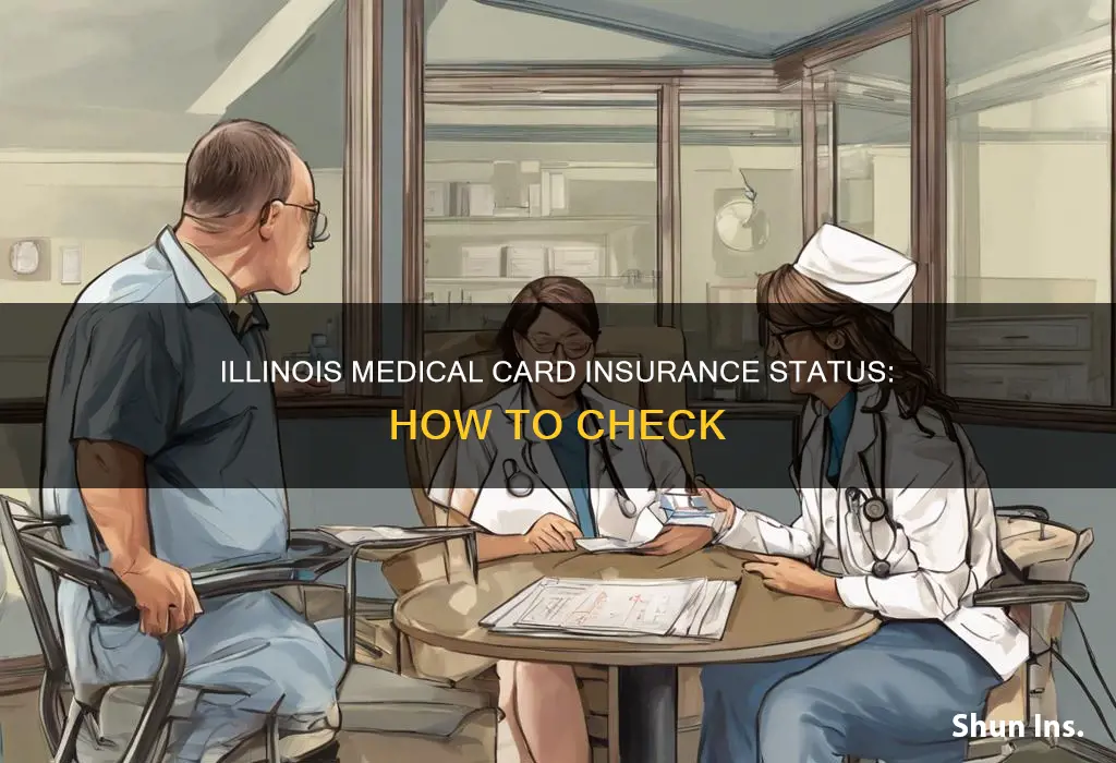 how to check status on medical card insurance illinois