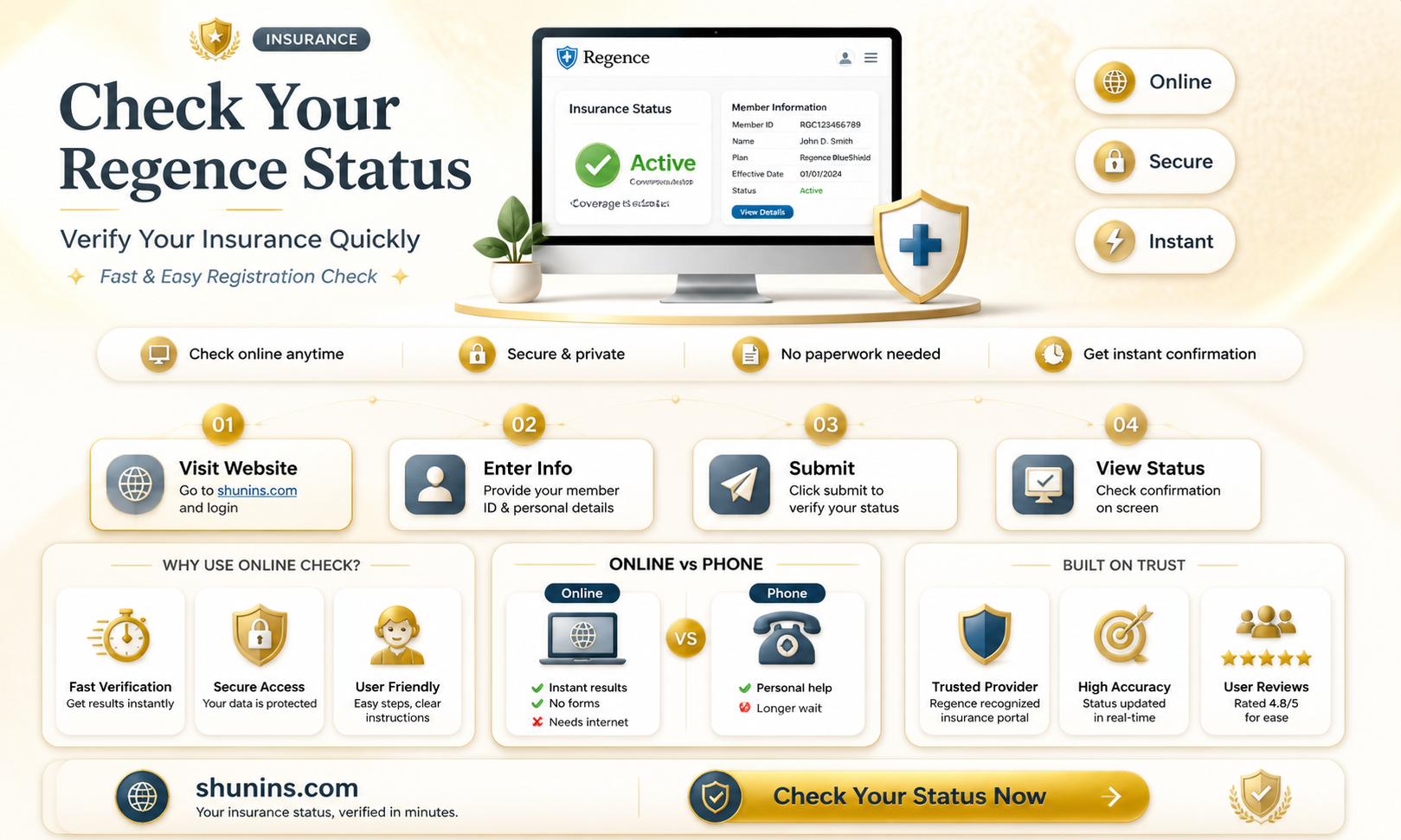 am i registered with regence insurance