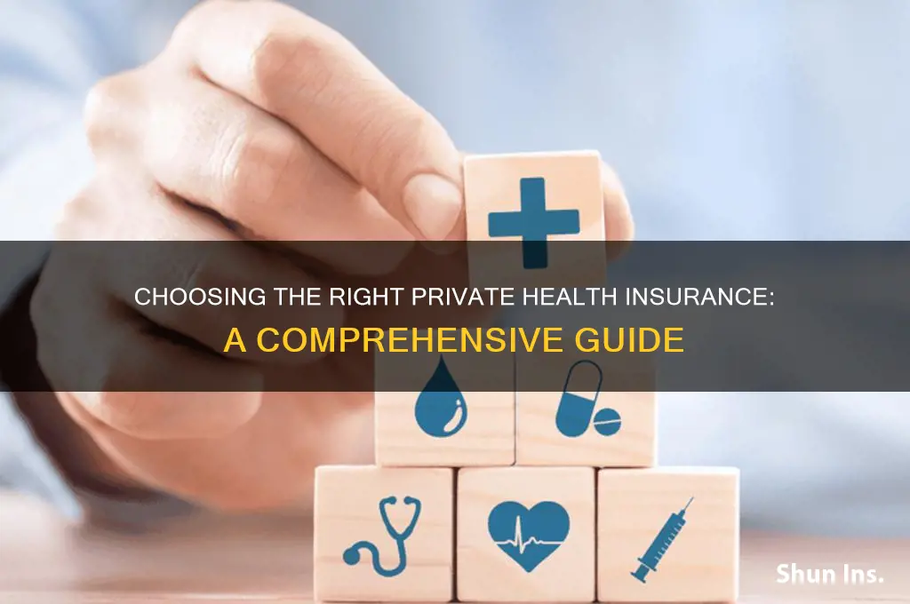 how to choose a private health insurance