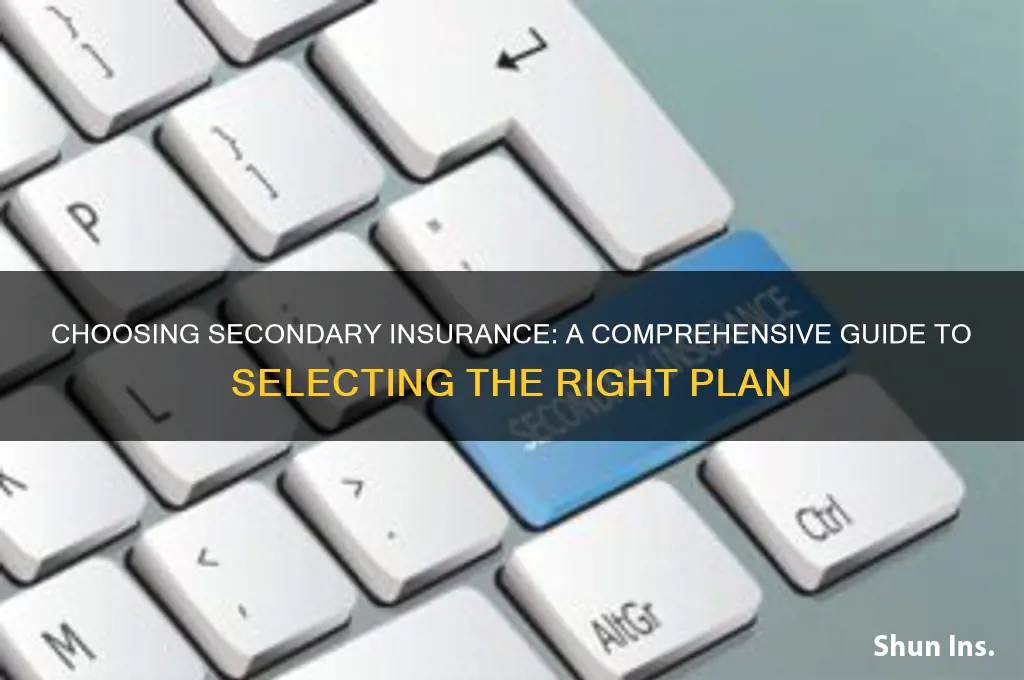 how to choose a secondary insurance
