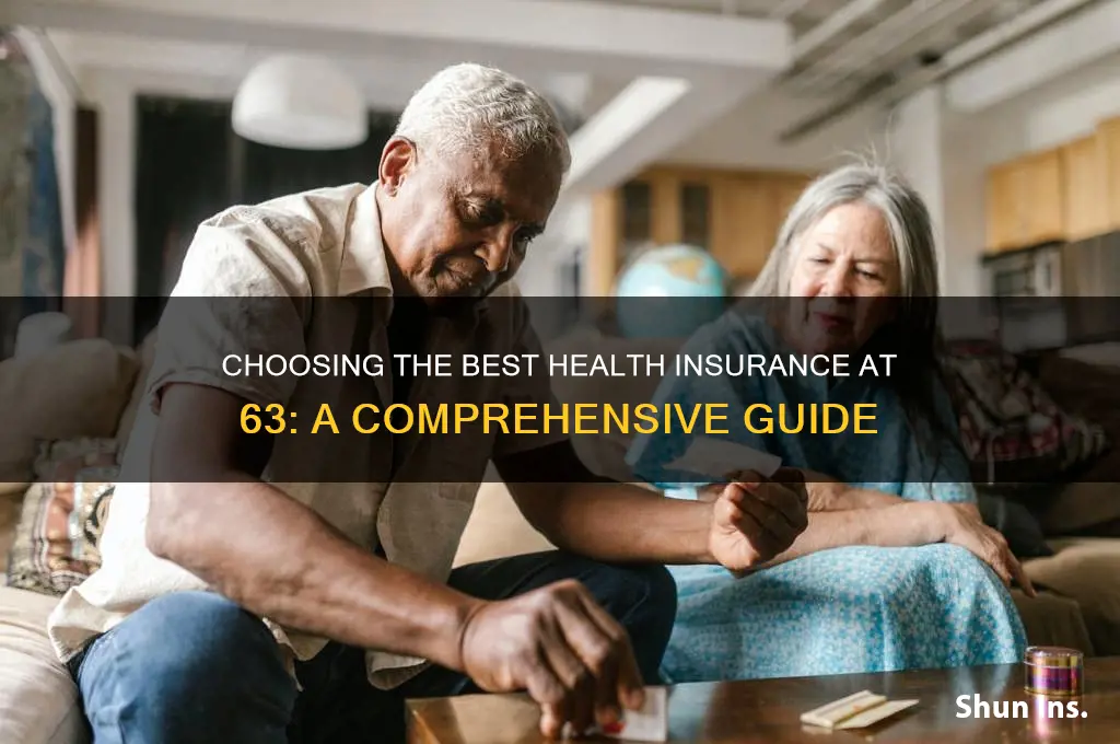 how to choose best health insurance at 63 years old