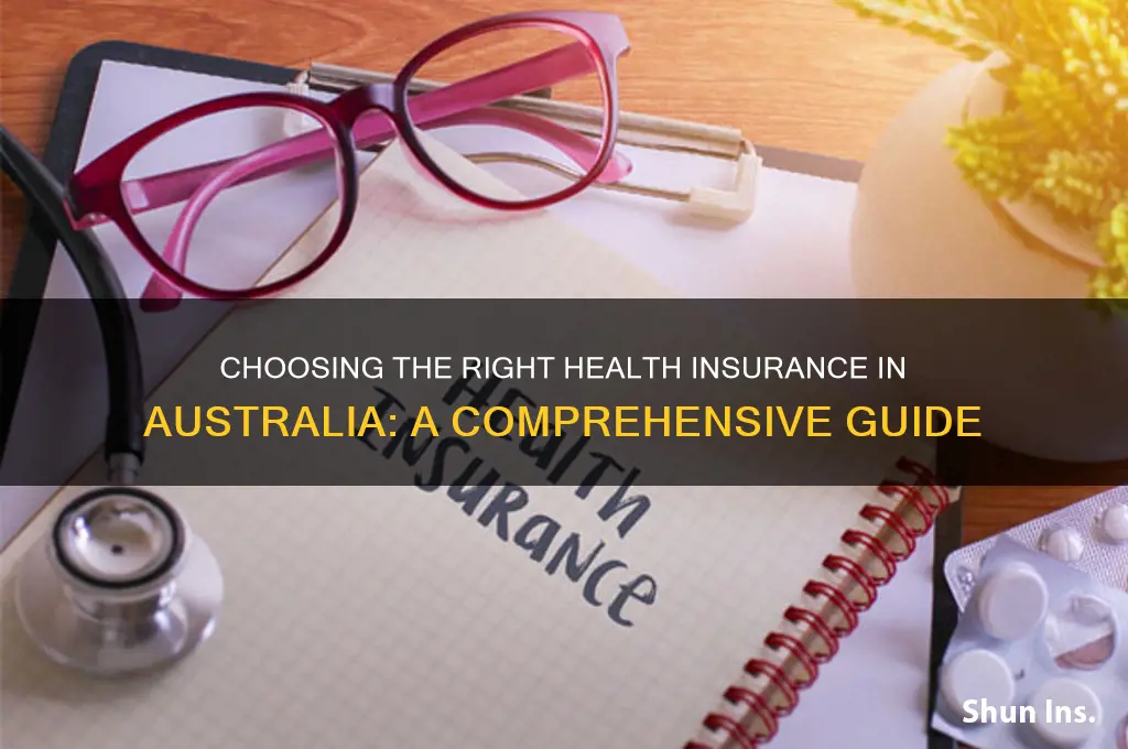 how to choose health insurance australia