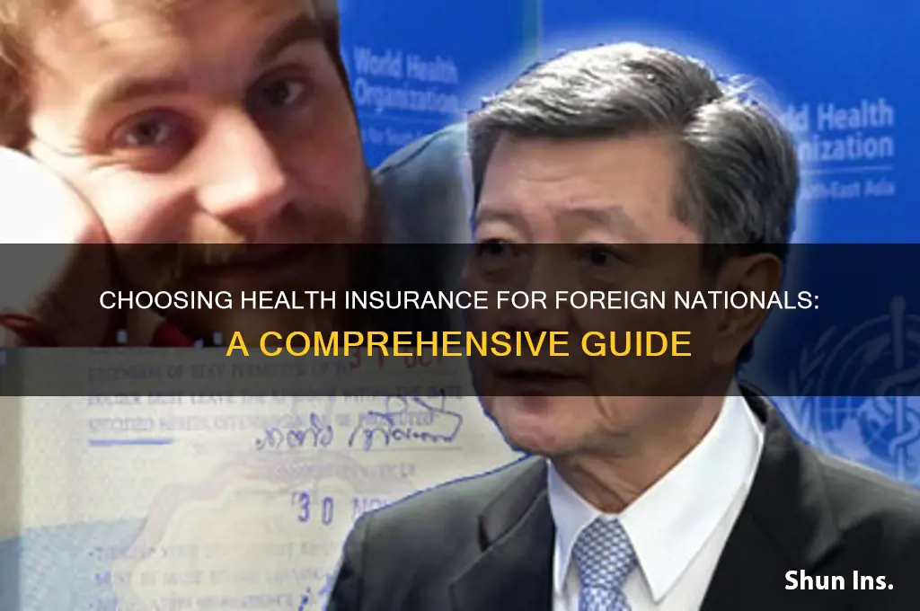 how to choose health insurance for foreign nationals