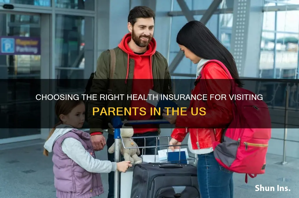 how to choose health insurance for visiting parents us