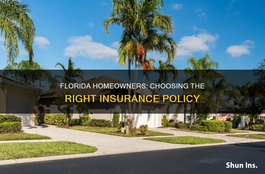 how to choose homeowners insurance in Florida