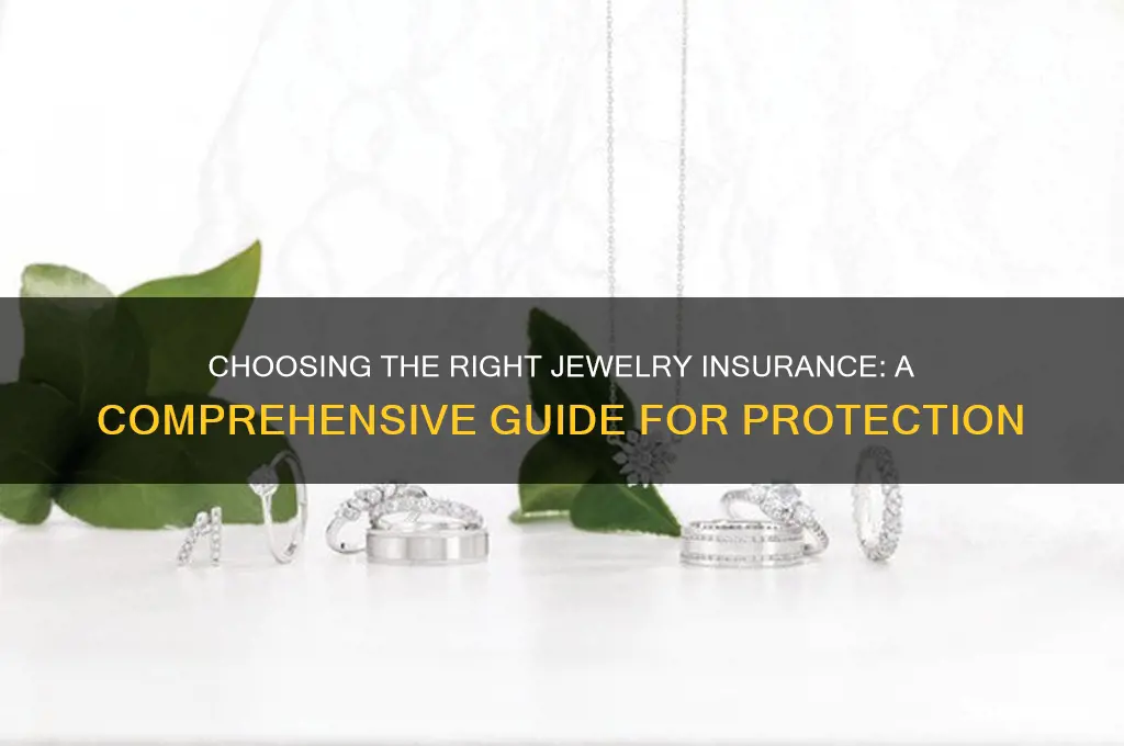 how to choose jewelry insurance