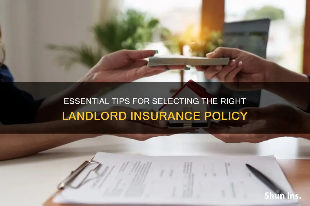 how to choose landlord insurance