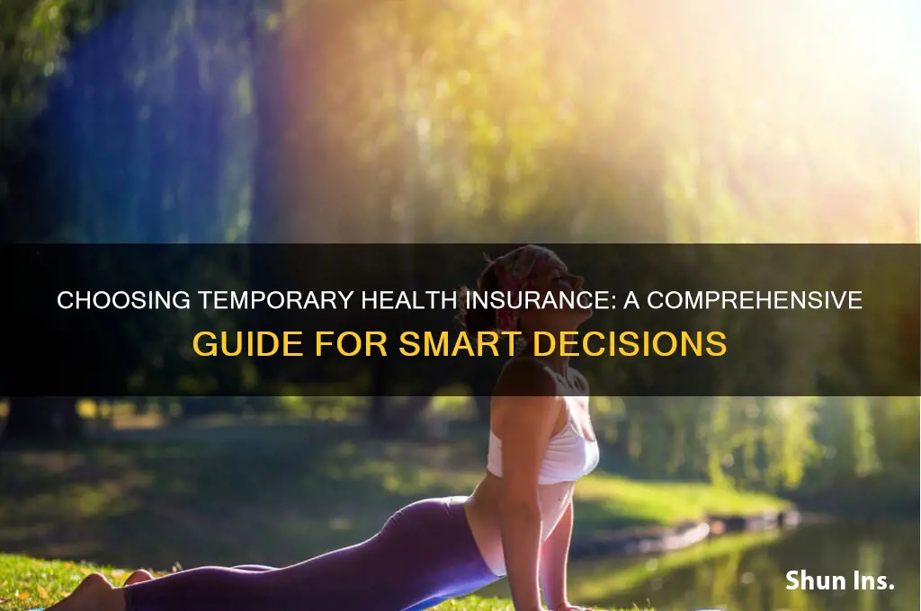how to choose temporary health insurance