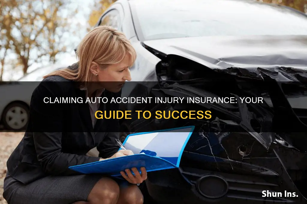 how to claim auto accident personal injury insurance