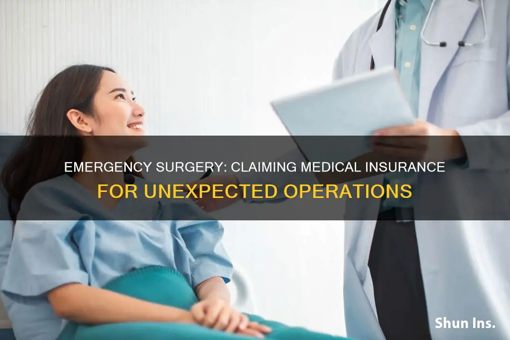 how to claim emergency surgery to medical insurance