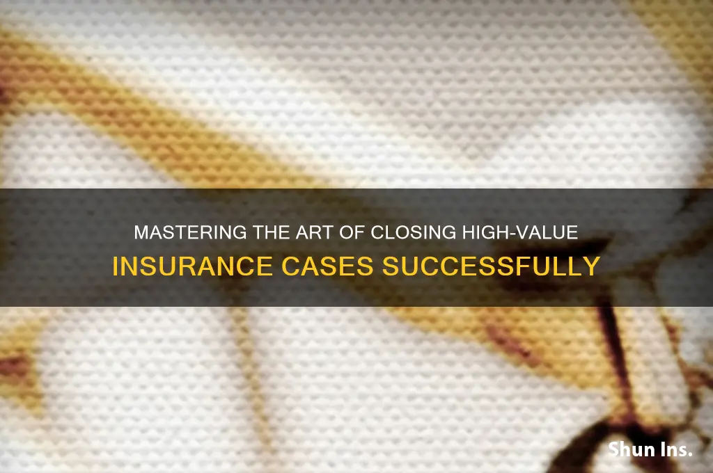 how to close big case in insurance