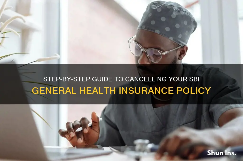 how to close sbi general health insurance