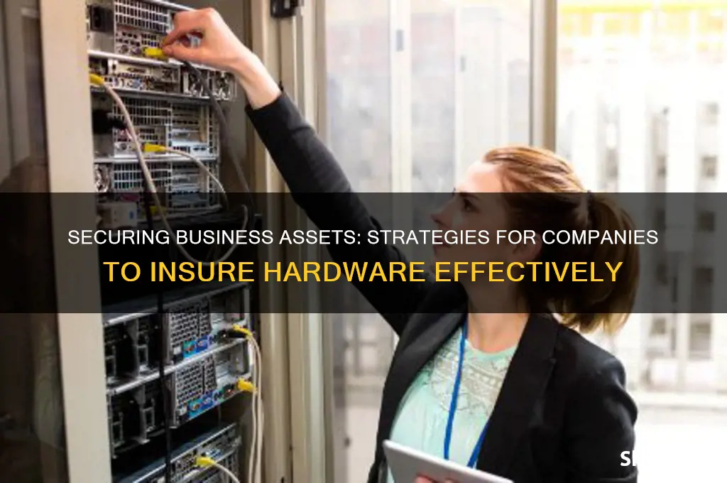 how to cmpanies insure thehardware