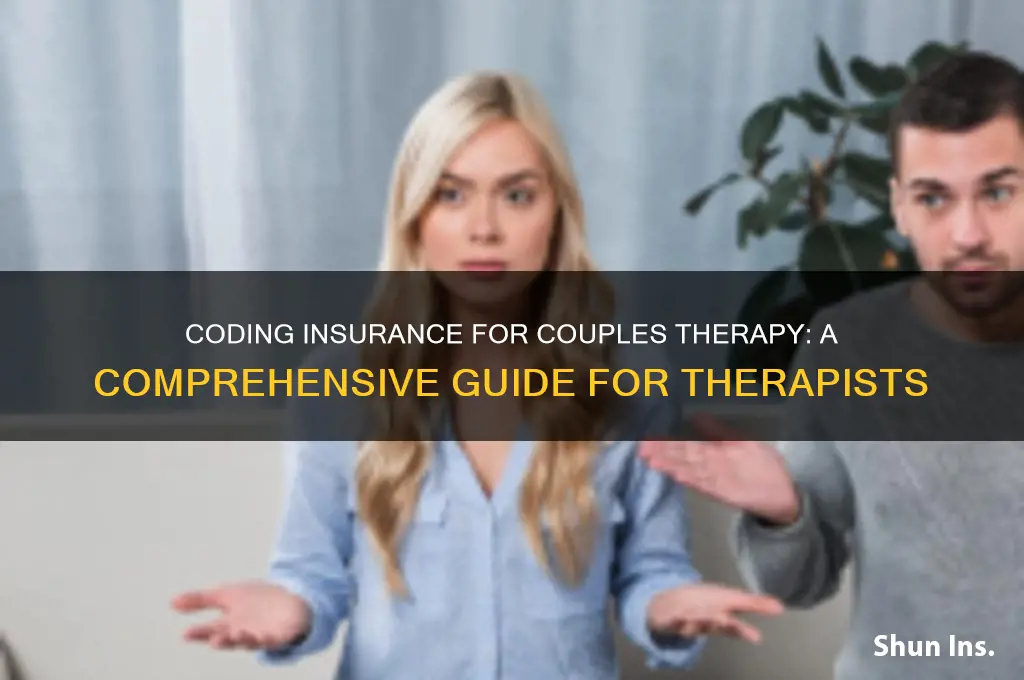 how to code insurance for couples therapy