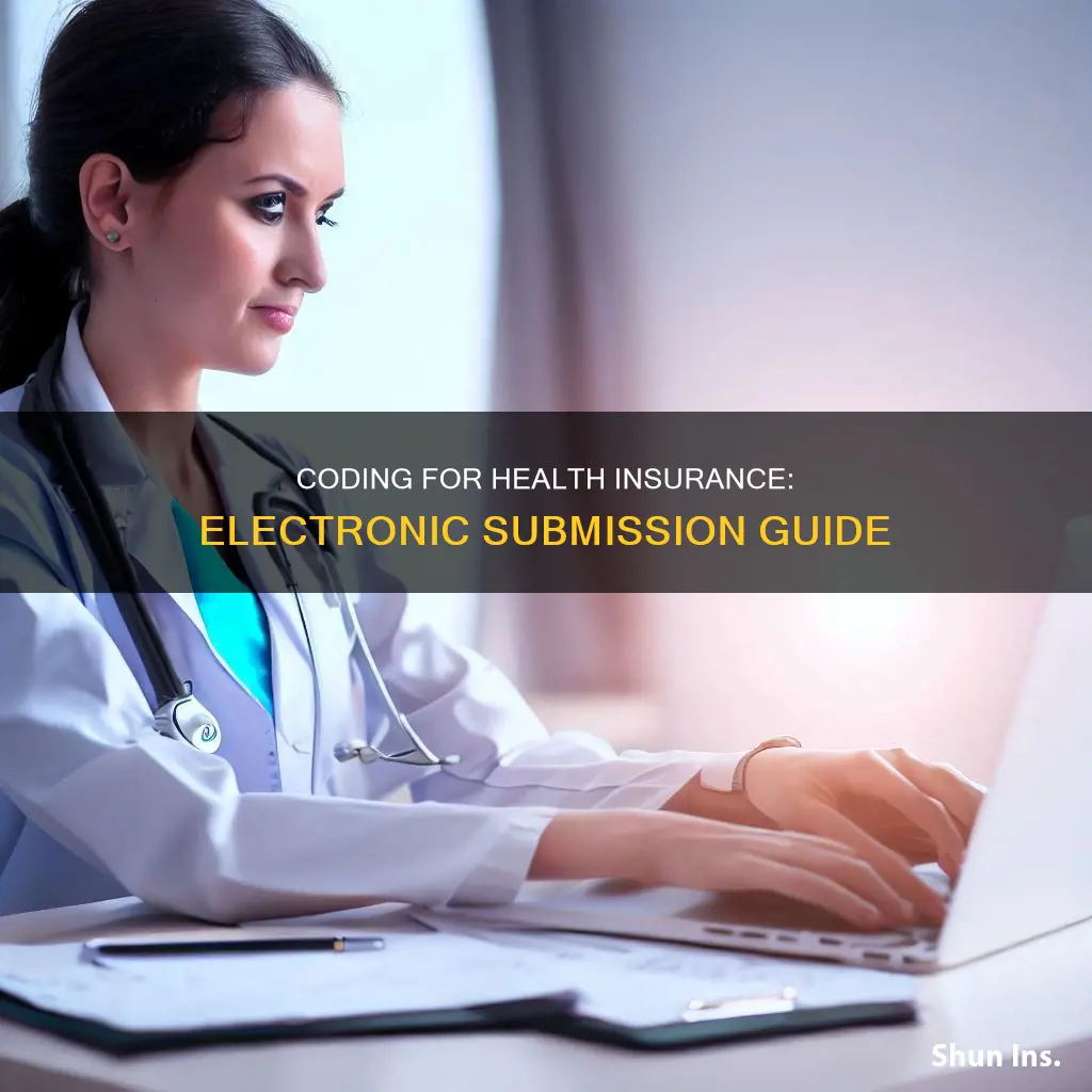 how to code to health medical insurance electronically