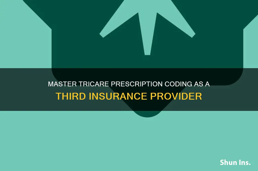 how to code tricare prescriptions as a third insurance