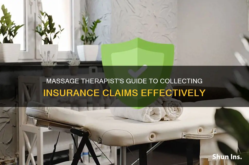 how to collect insurance as a massage therapist