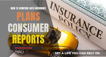 Comparing Auto Insurance Plans: Consumer Reports Guide