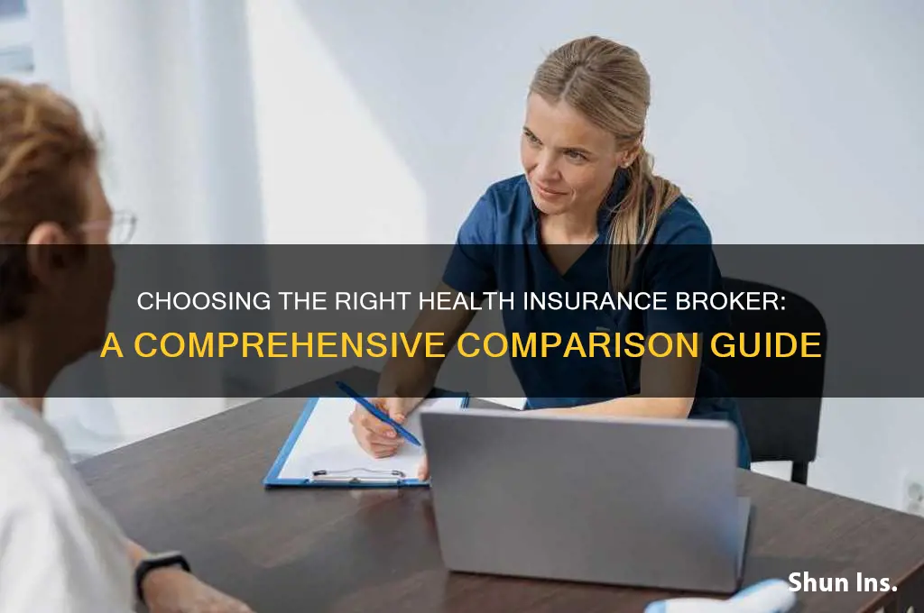 how to compare health insurance brokers