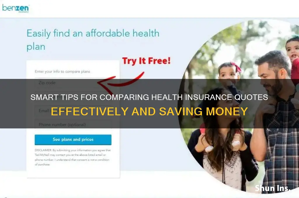 how to compare health insurance quotes