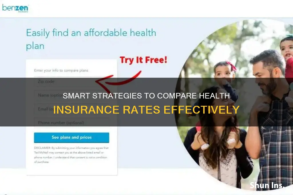 how to compare health insurance rates
