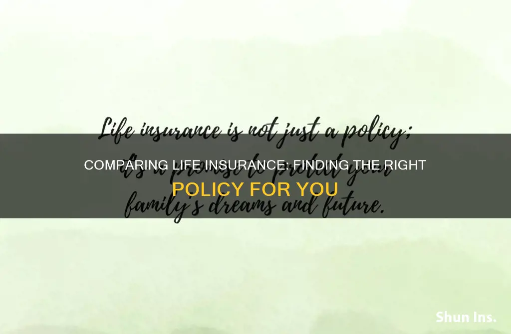 how to compare life insurance