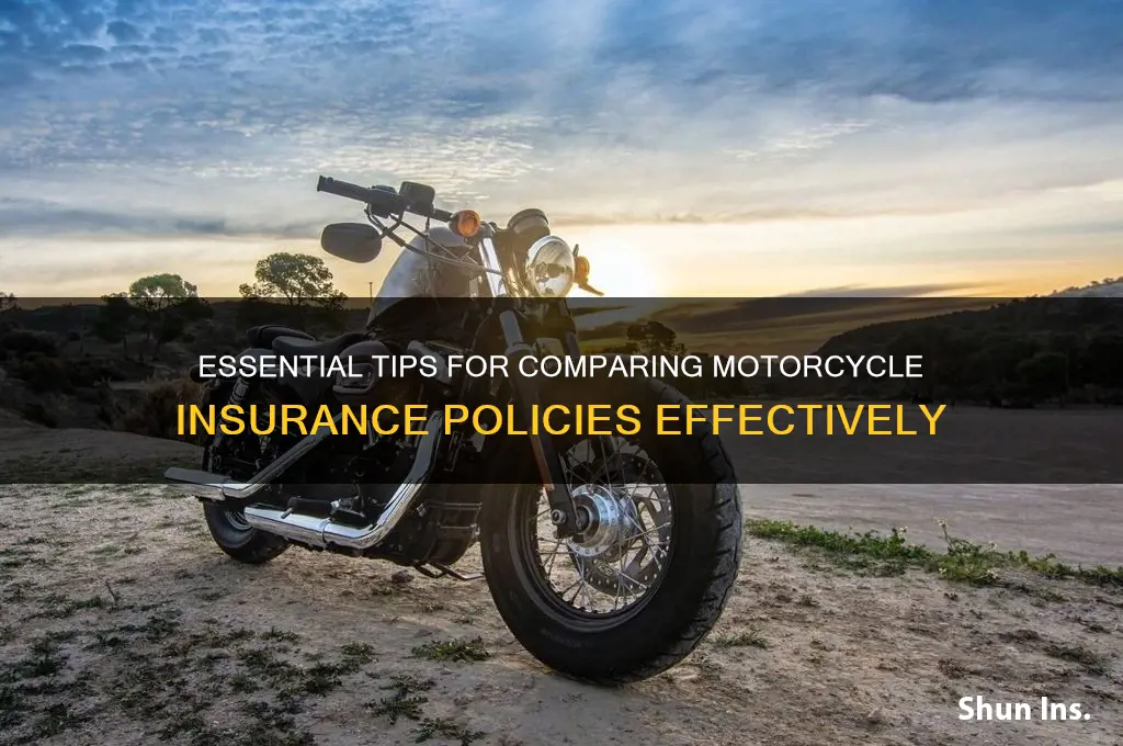 how to compare motorcycle insurance