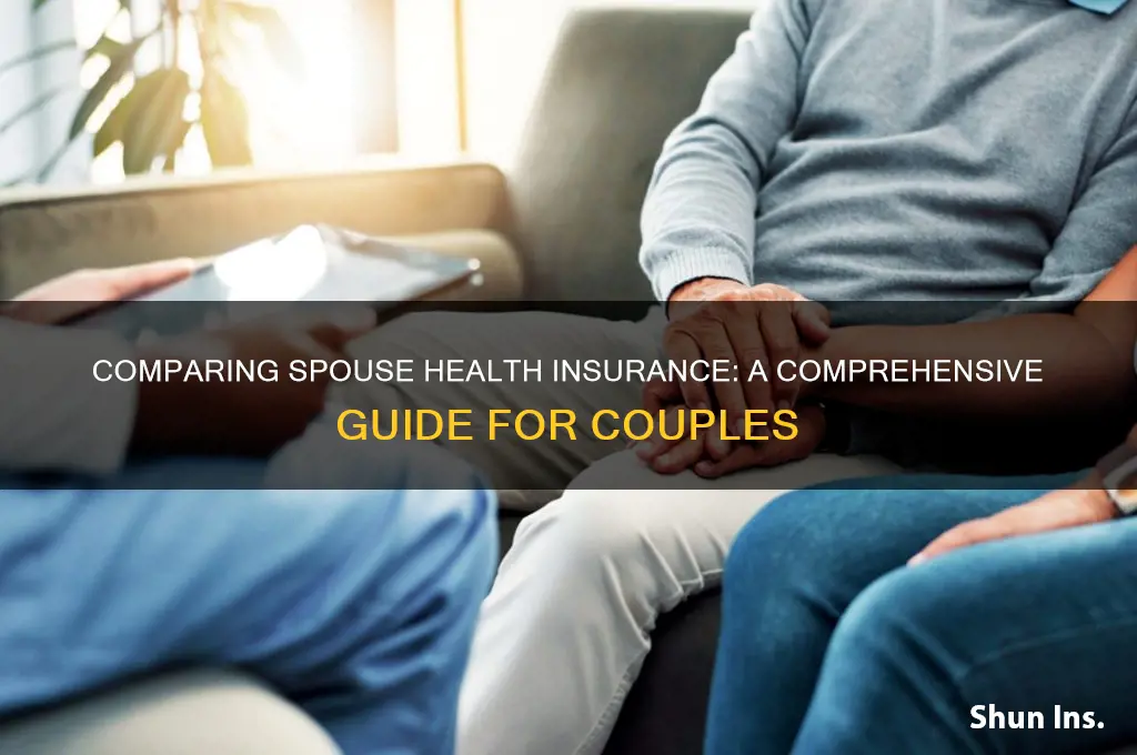 how to compare spouse health insurance
