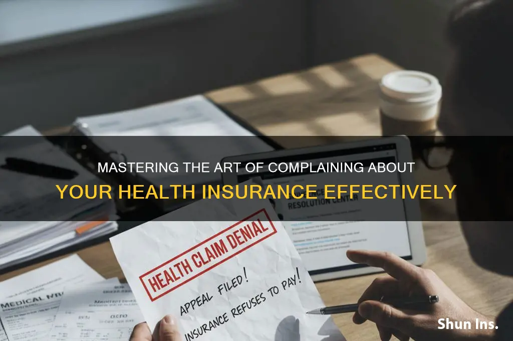 how to complain about health insurance