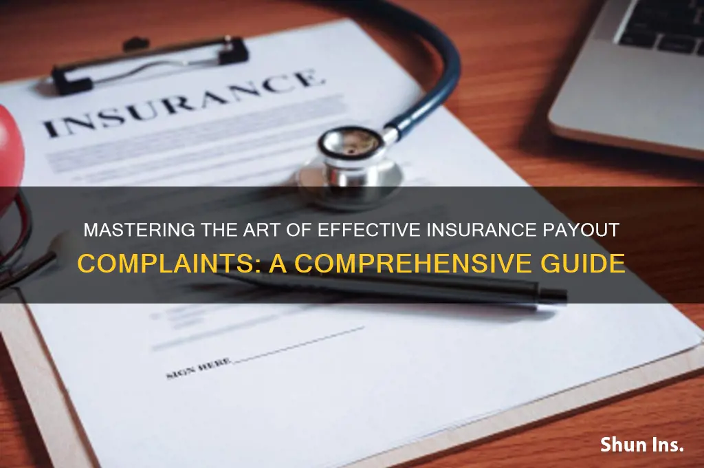 how to complain about insurance payouts