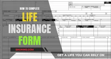 Filling Out Life Insurance Forms: A Step-by-Step Guide