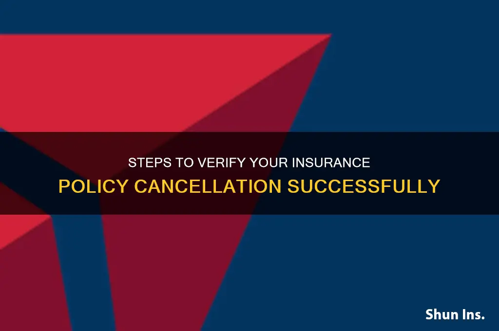 how to confirm your insurance has been terminated