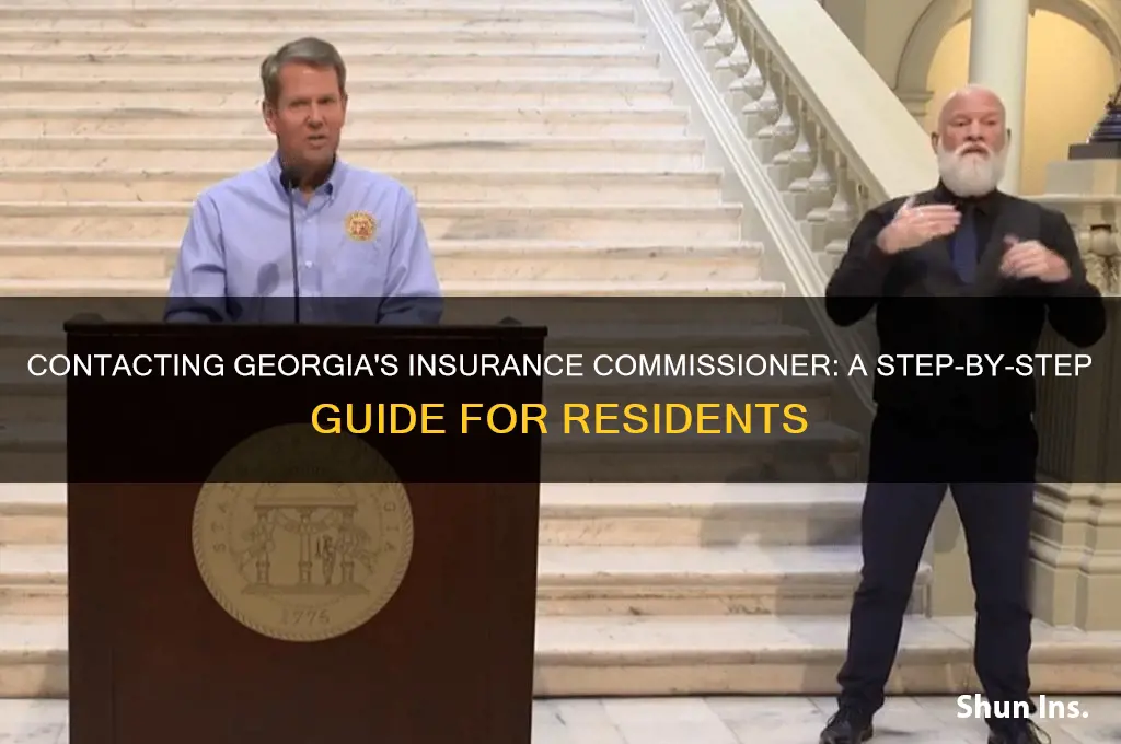 how to contact an insurance commissioner in georgia