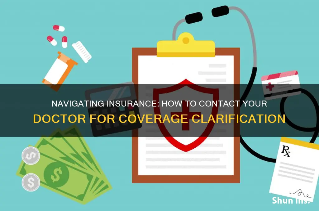 how to contact doctor about insurance