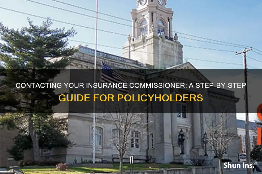 how to contact insurance commissioner