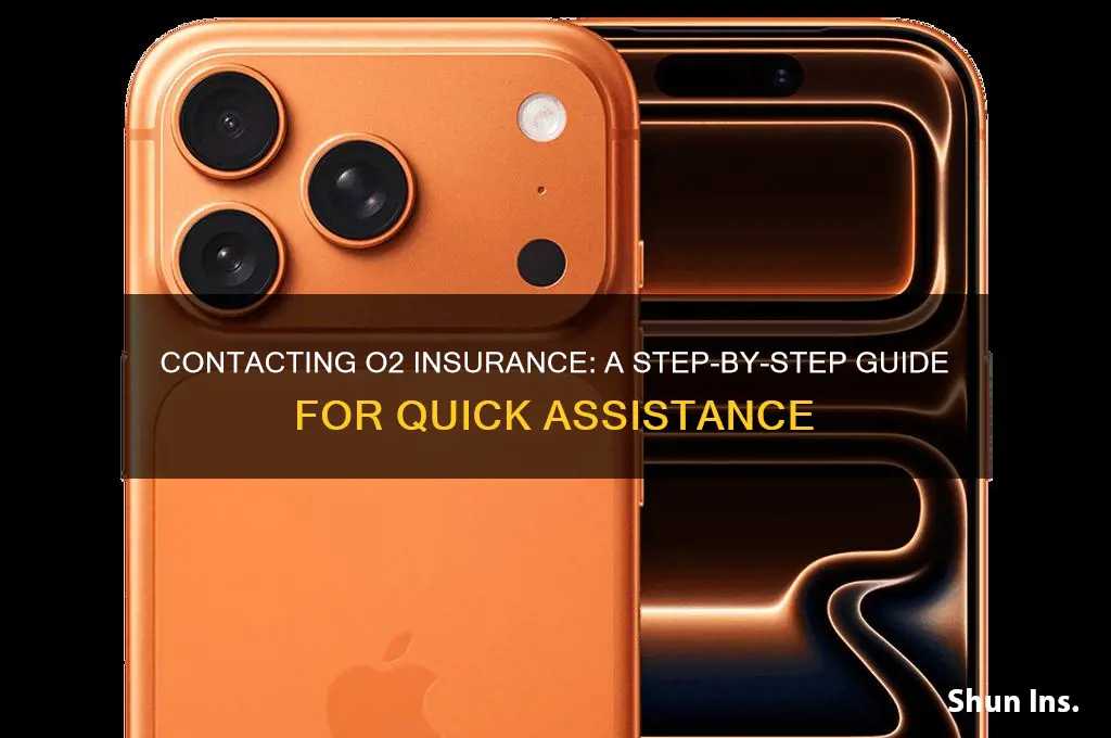 how to contact o2 insurance