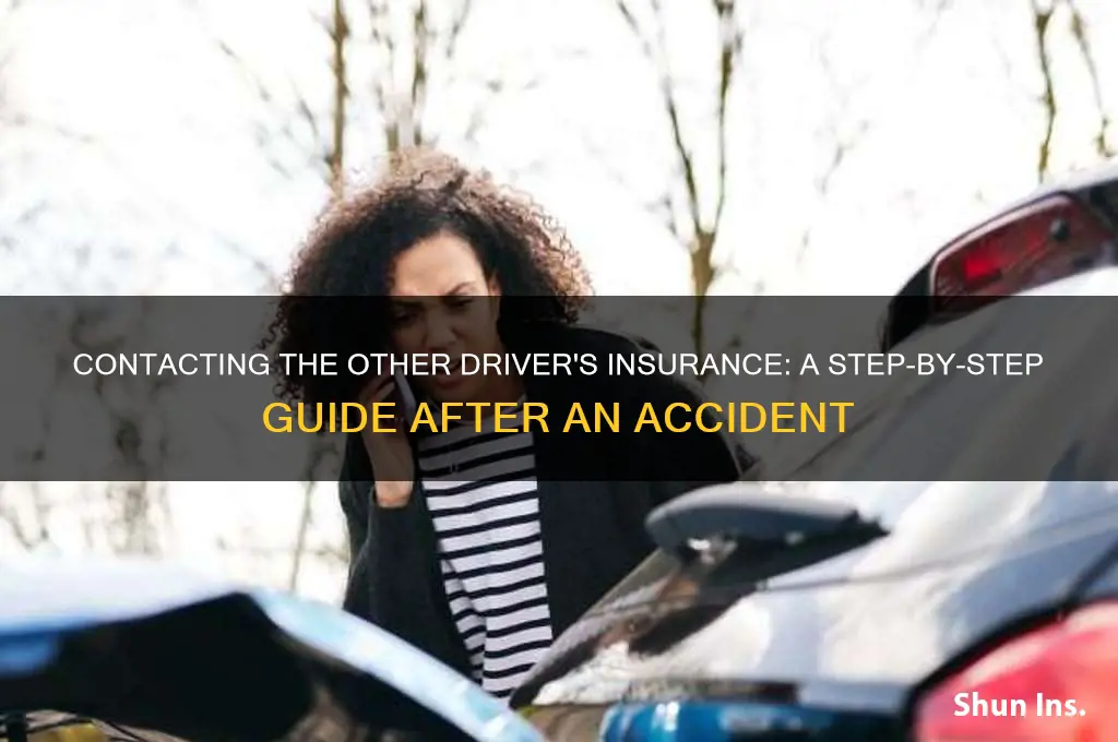 how to contact other drivers insurance