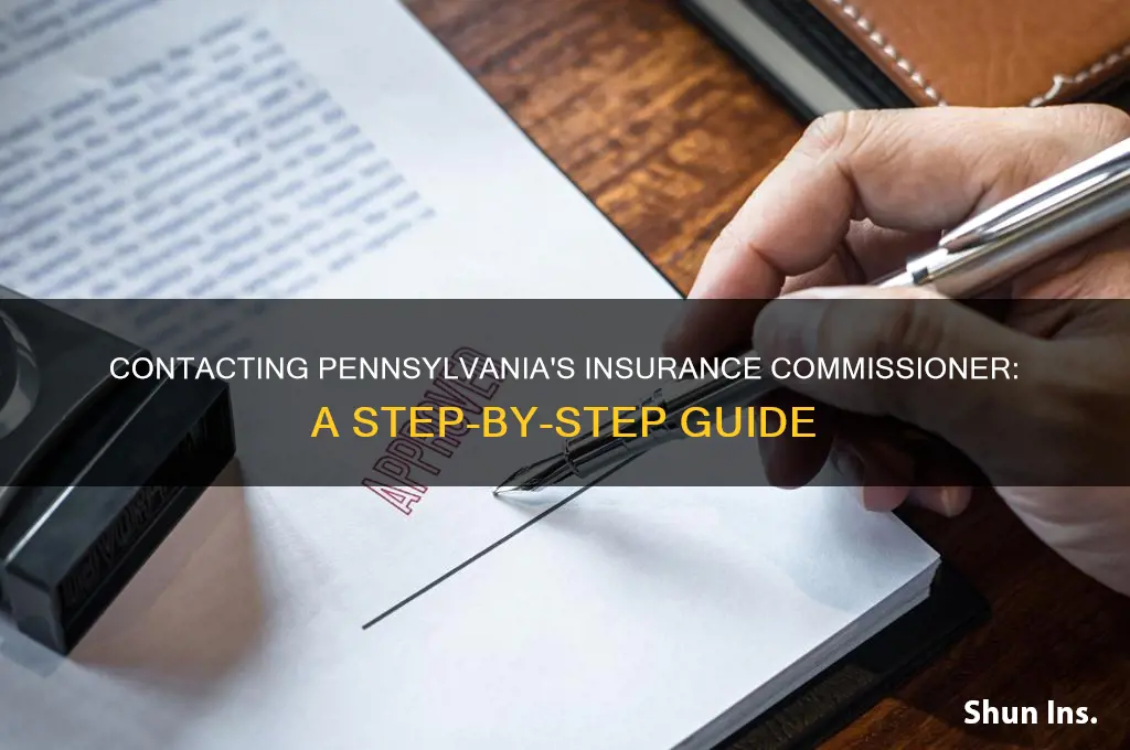 how to contact pennsylvania insurance commisioner