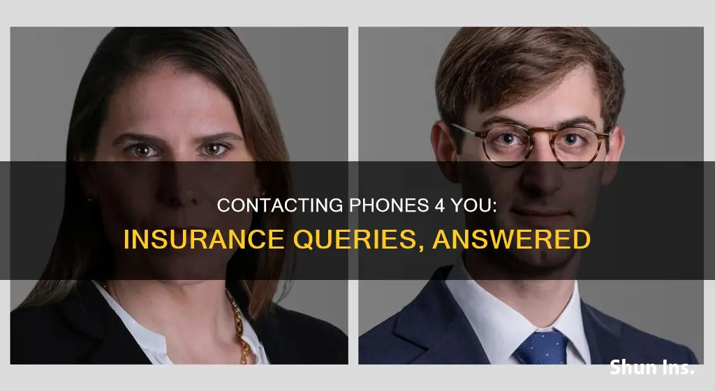 how to contact phones 4 you insurance