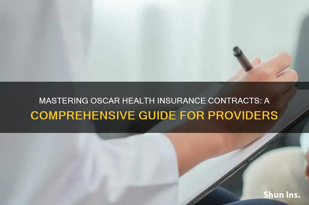 how to contract with oscar health insurance