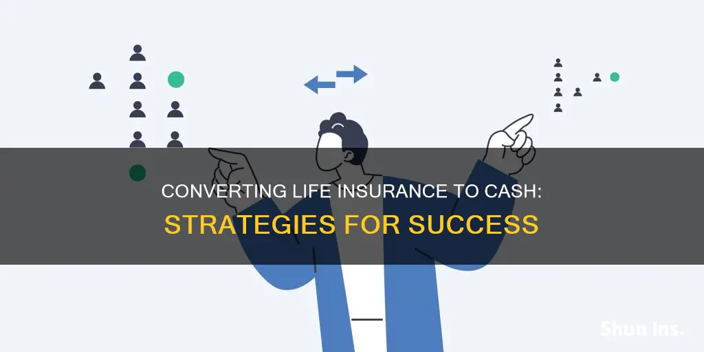 how to convert life insurance to cash