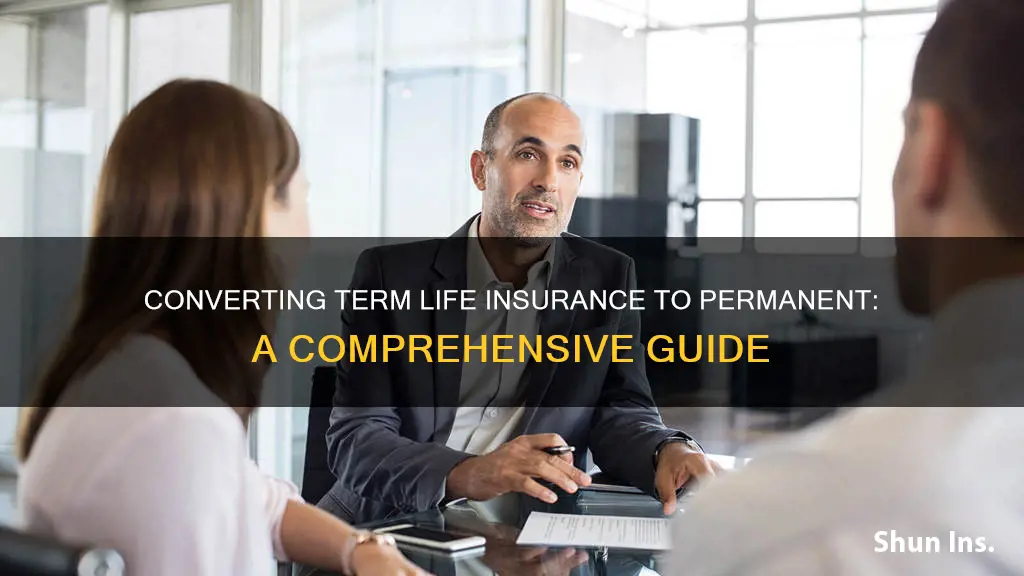 how to convert term to permanent life insurance