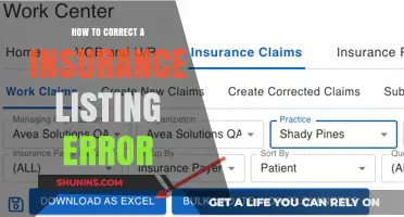 Fixing Insurance Listing Errors: A Step-by-Step Guide to Correcting Mistakes