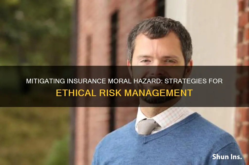 how to correct insurance moral hazard