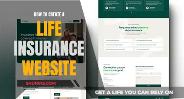 Creating a Life Insurance Website: A Comprehensive Guide